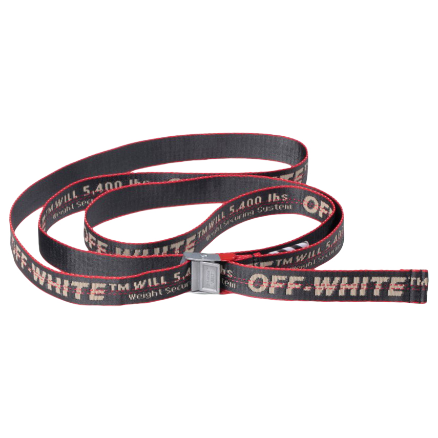 grey off white belt