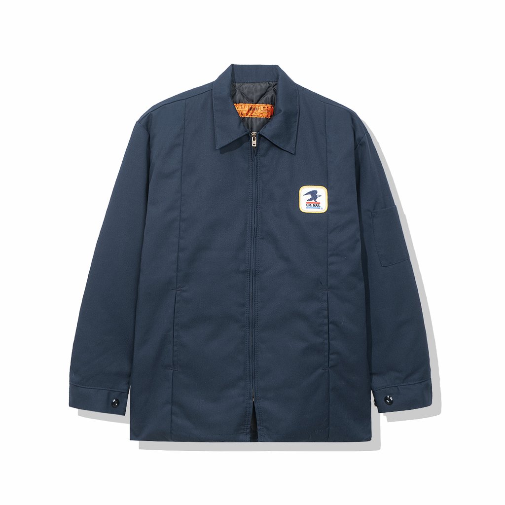 navy work jacket