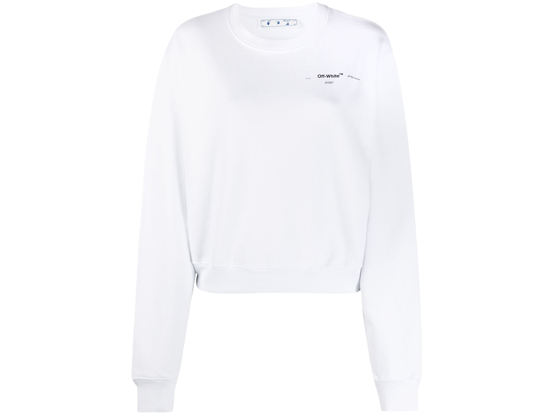 off white cropped sweatshirt