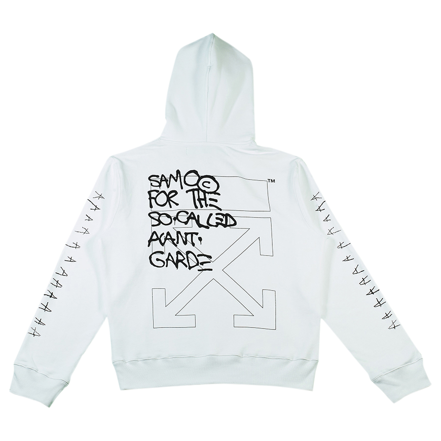 white basquiat hoodie