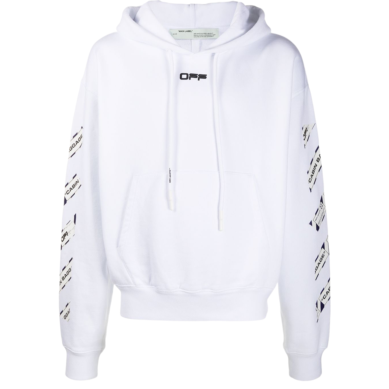 off white cabin baggage hoodie