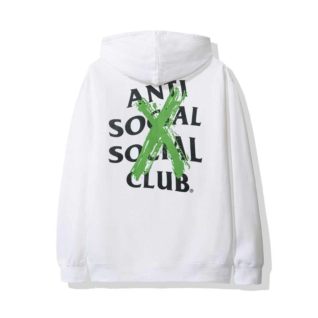 Anti Social Social Club Cancelled Remix Hoodie (FW19) White 