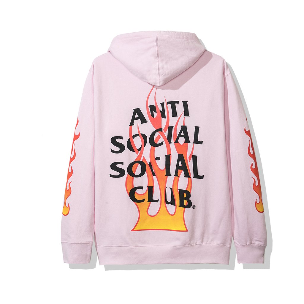 anti social social club Pink Flame パーカー www.sudouestprimeurs.fr