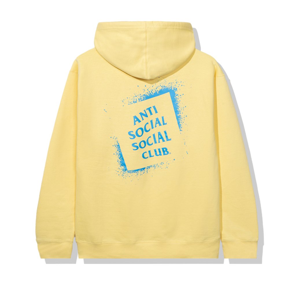 anti social social club hoodie yellow