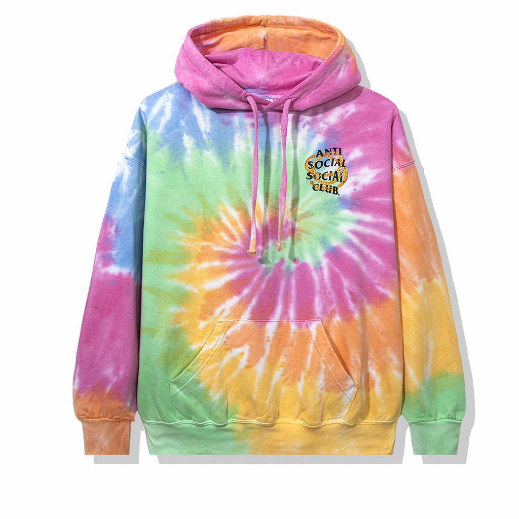 assc tie dye hoodie