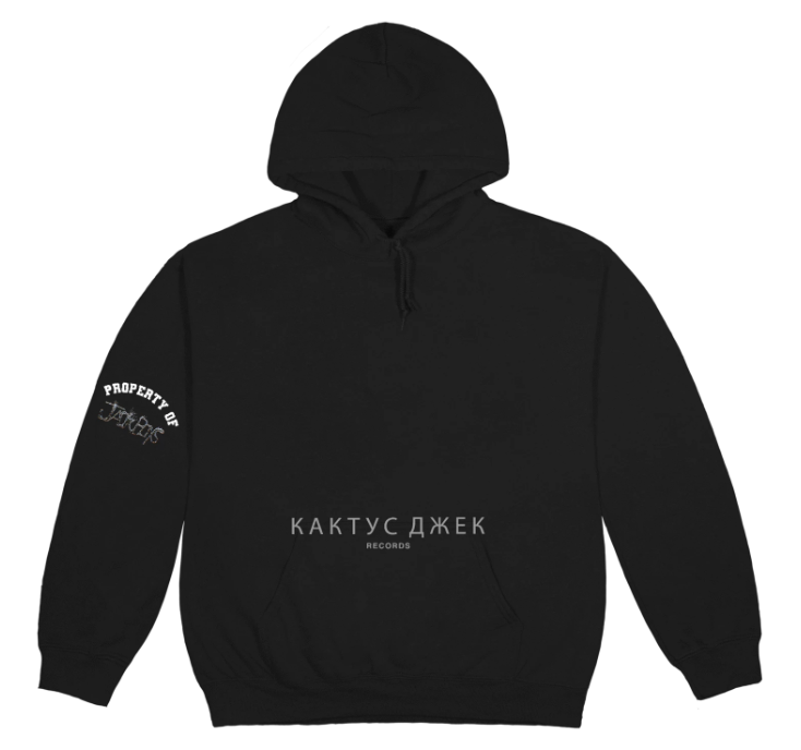 travis scott cactus jack records hoodie black