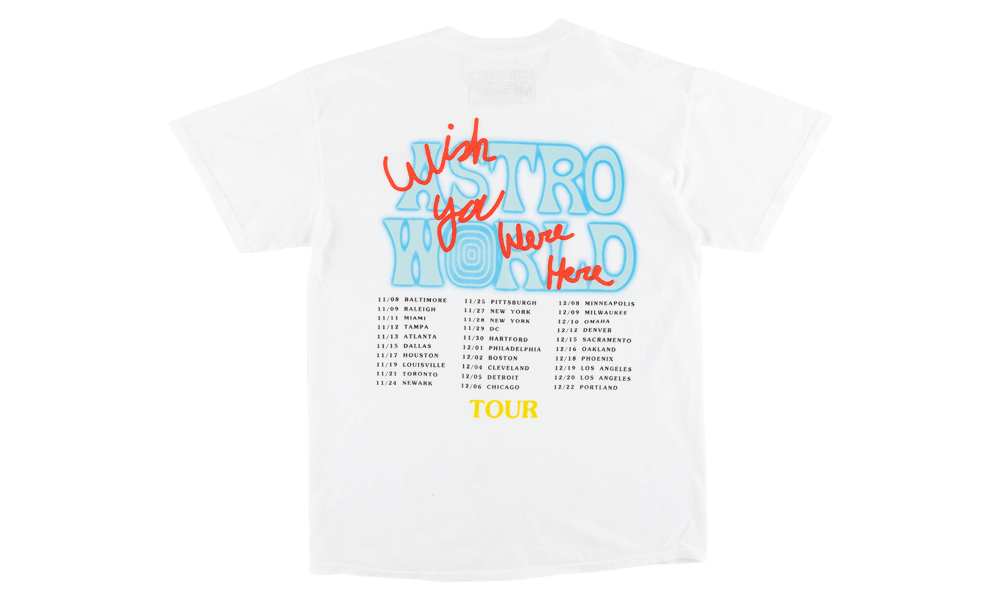 Travis Scott No Bystanders Tee White 