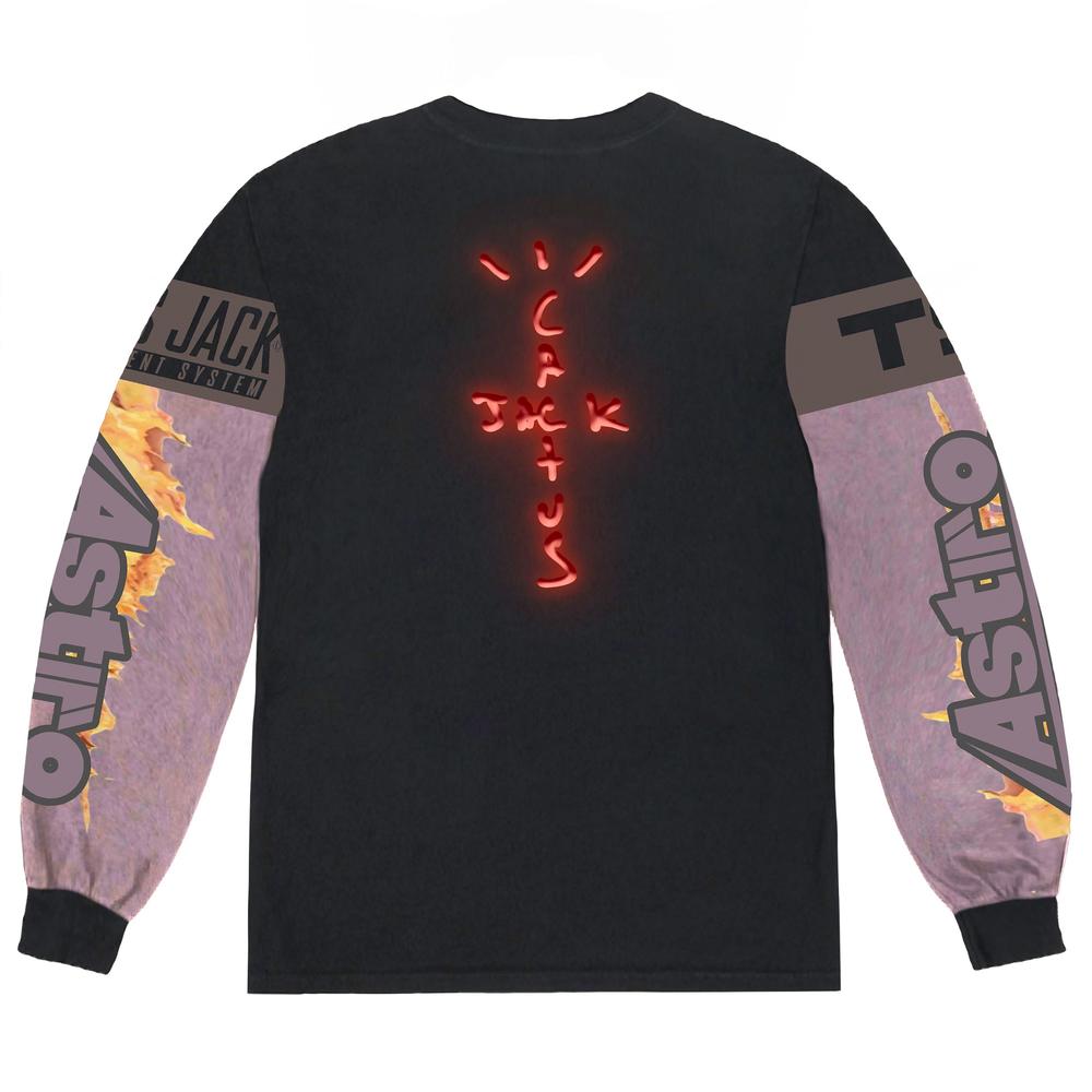 travis scott jersey black