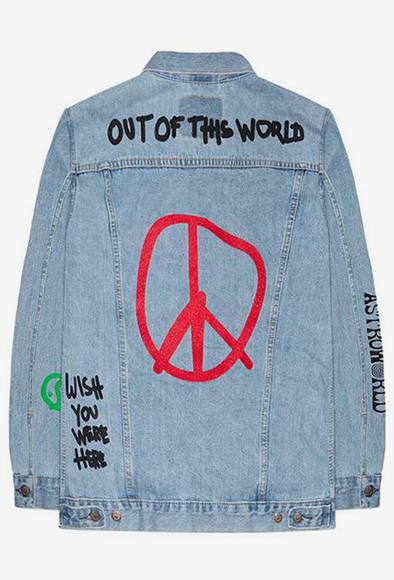 astroworld levis denim jacket