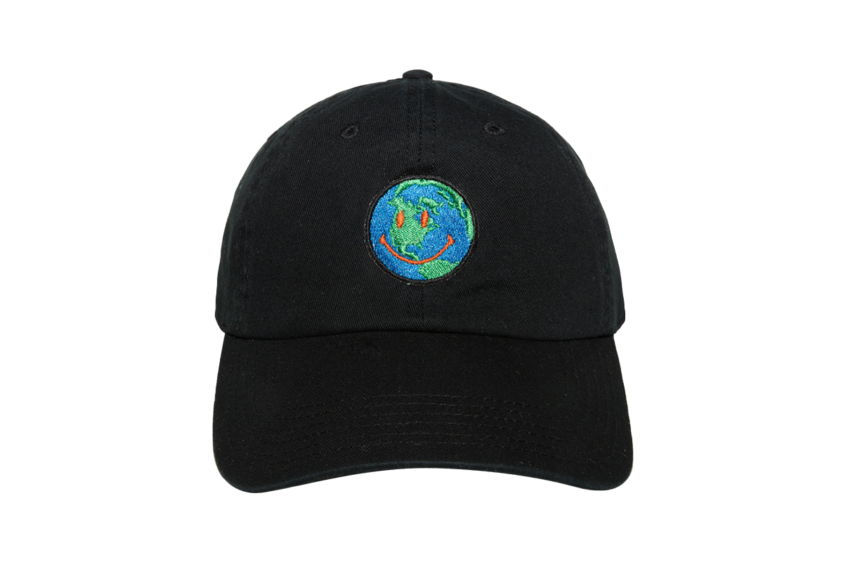 Travis Scott Happy Face Hat Black 