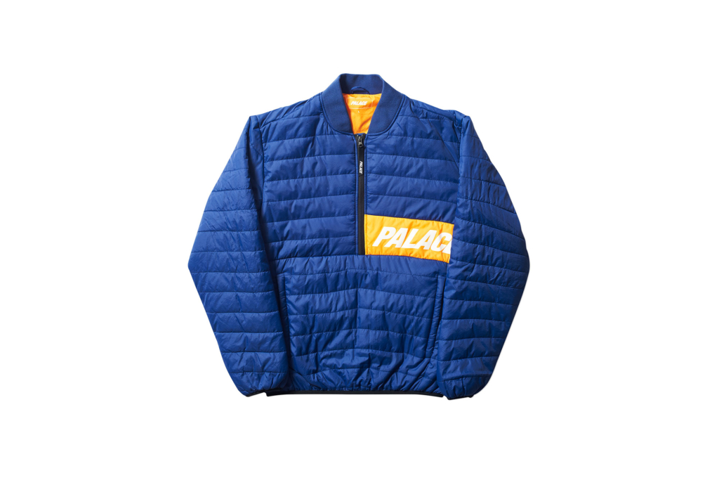 palace evisu multi pocket jacket indigo