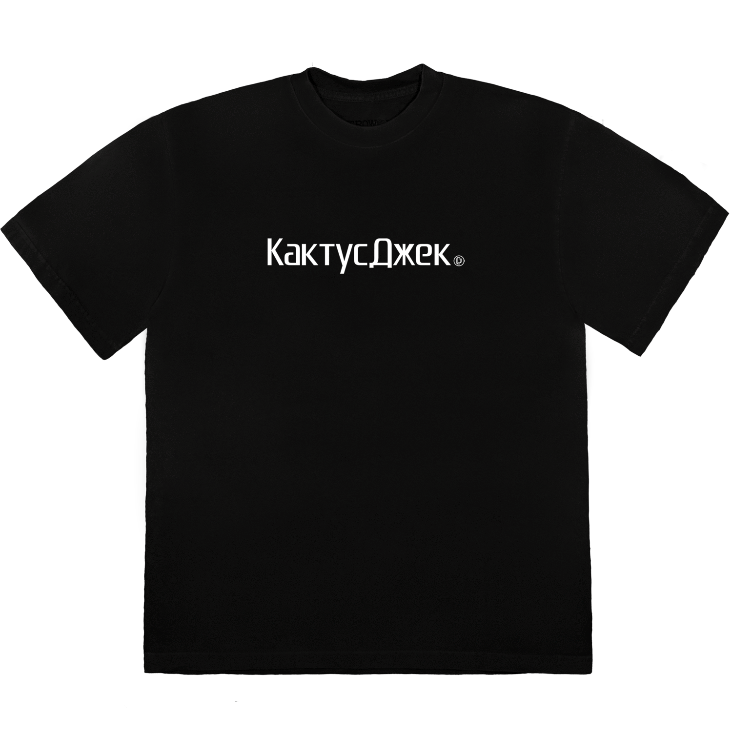 Travis Scott CJ Logo T‑Shirt Black 