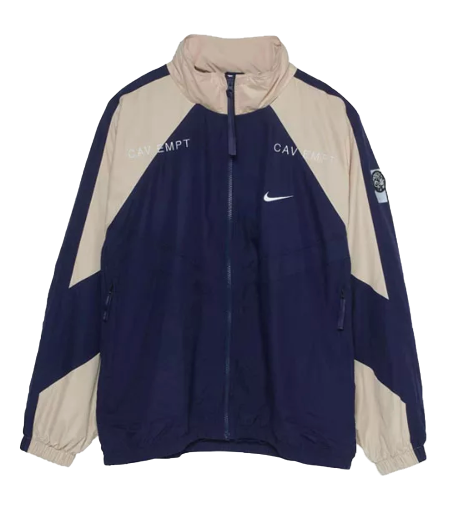 navy blue nike track jacket