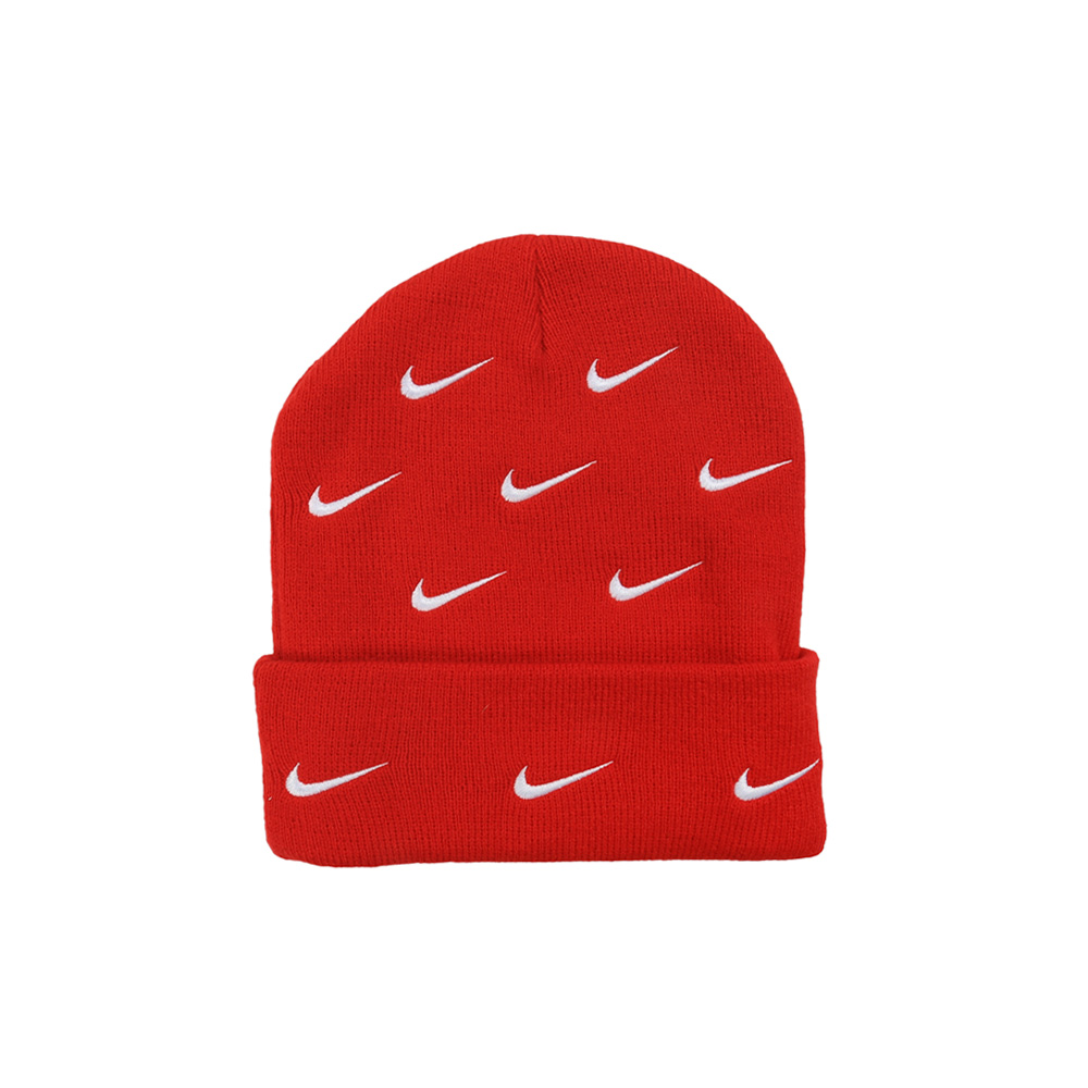 Nike All Over Swoosh Logo Cuffed Beanie 