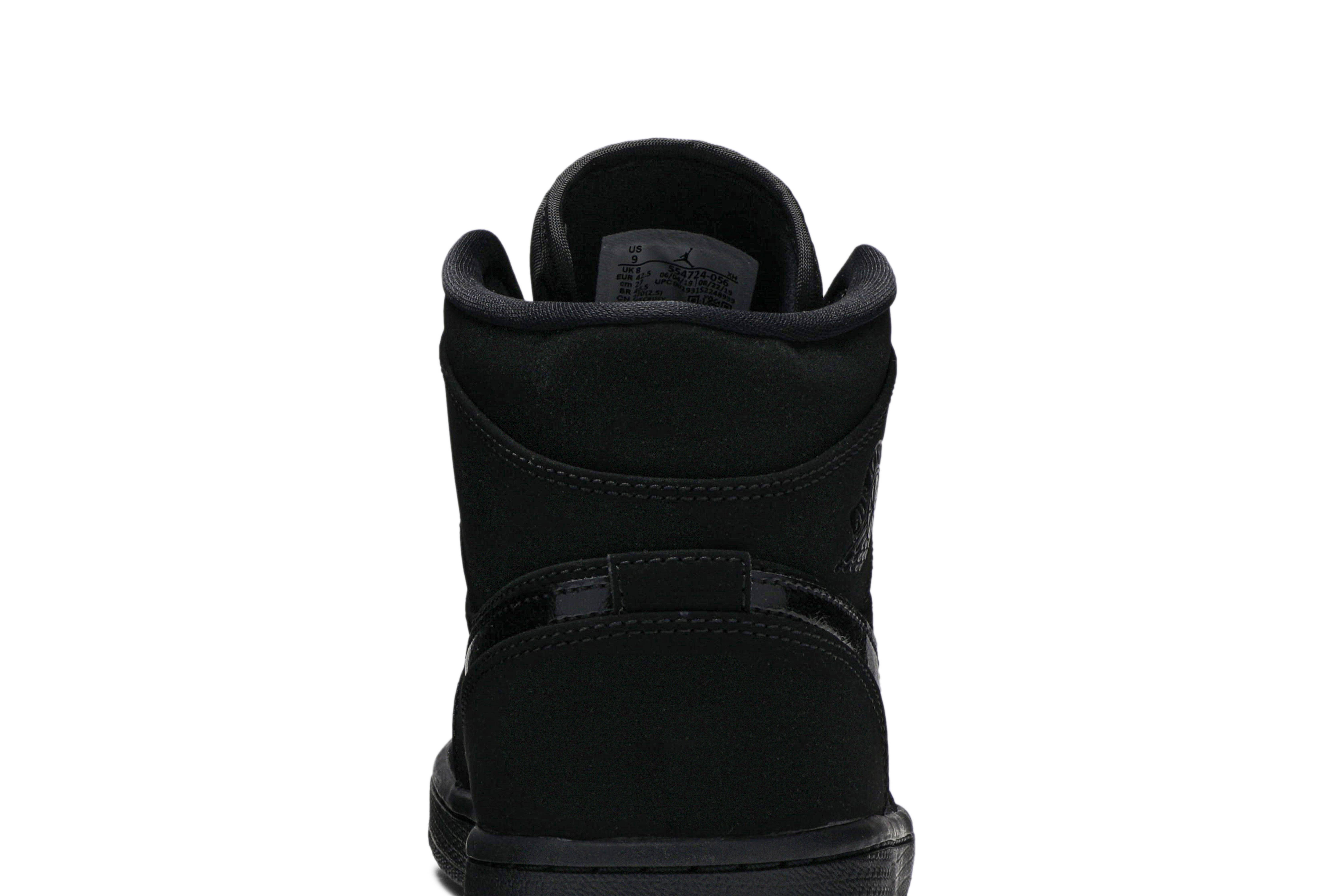 jordan 1 triple black 2020