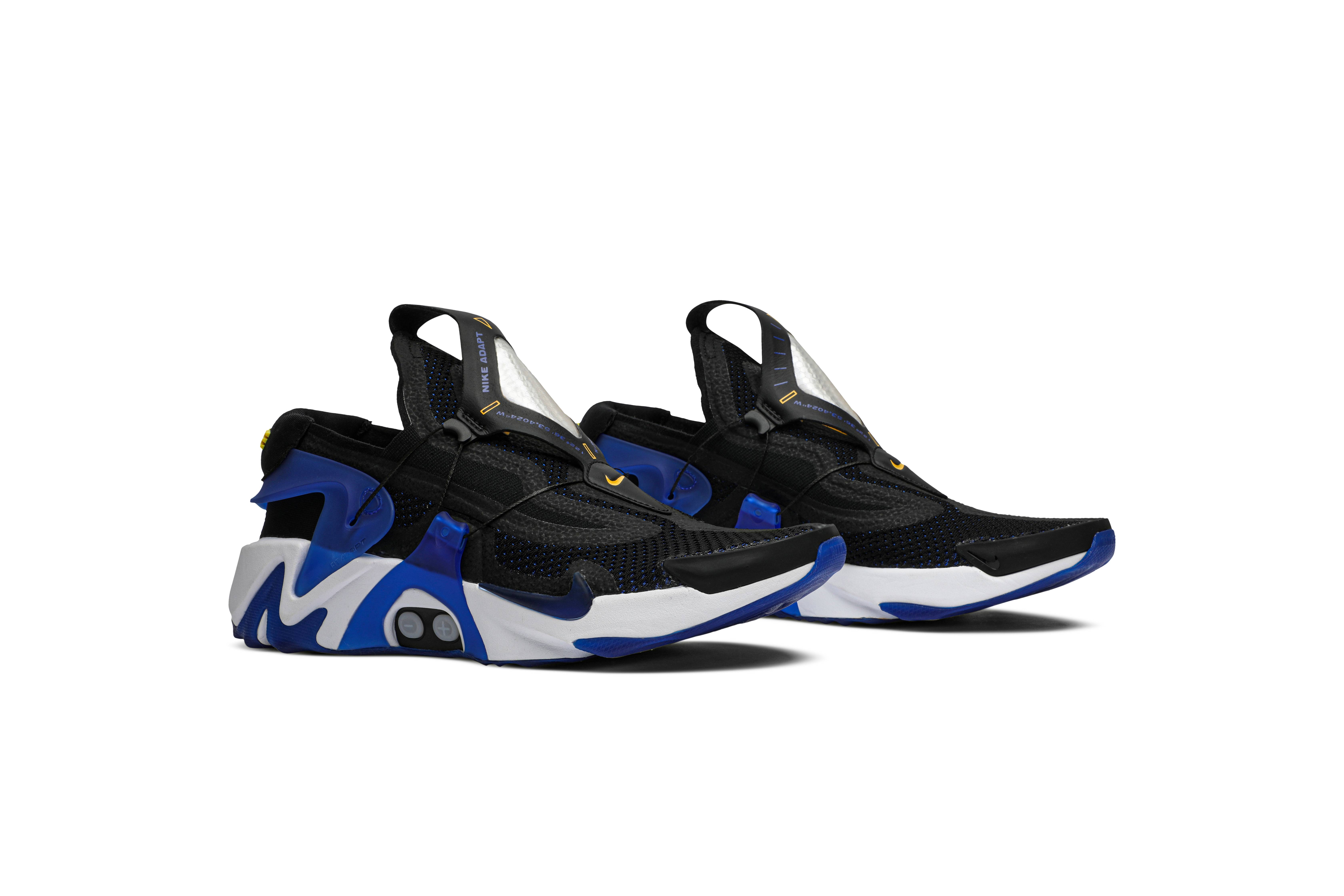 nike adapt huarache blue