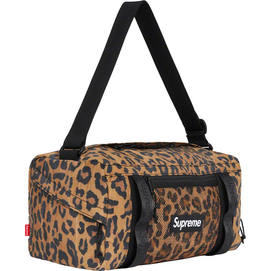 supreme leopard duffle bag