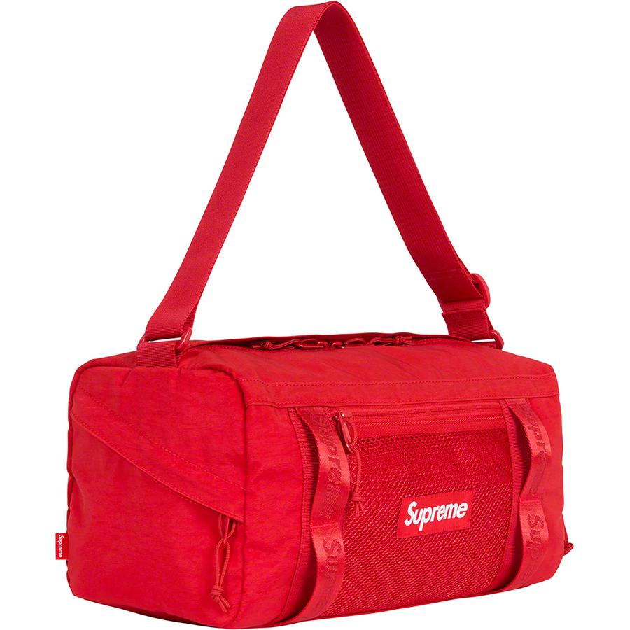 supreme red duffle bag