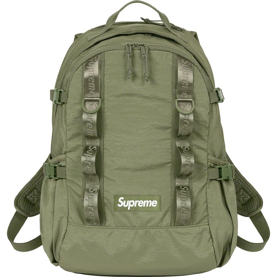 olive green supreme backpack