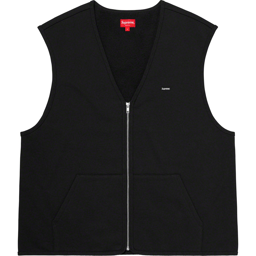 supreme zip up sweat vest