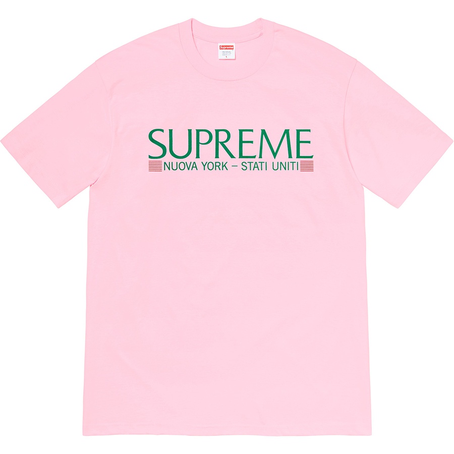 supreme nuova york tee white