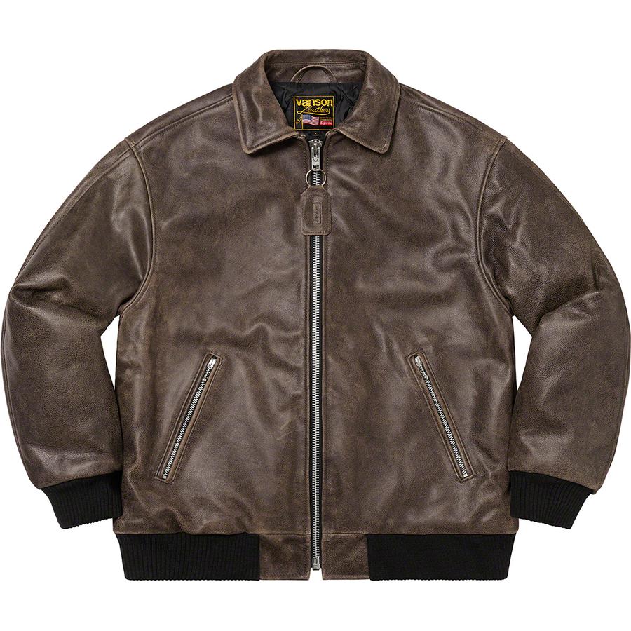 supreme vanson leather jacket retail