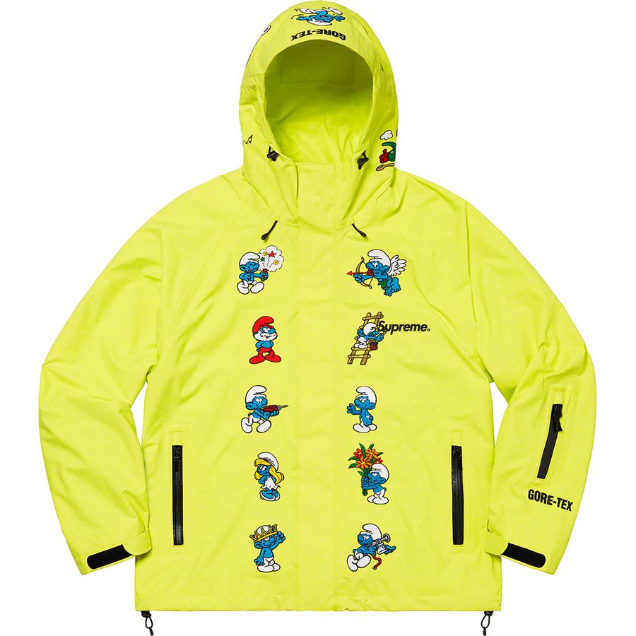 supreme gore tex jacket yellow