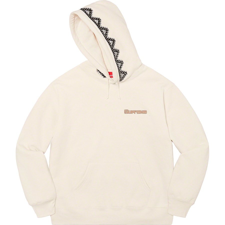 supreme pharaoh studded hooded sweatshirt