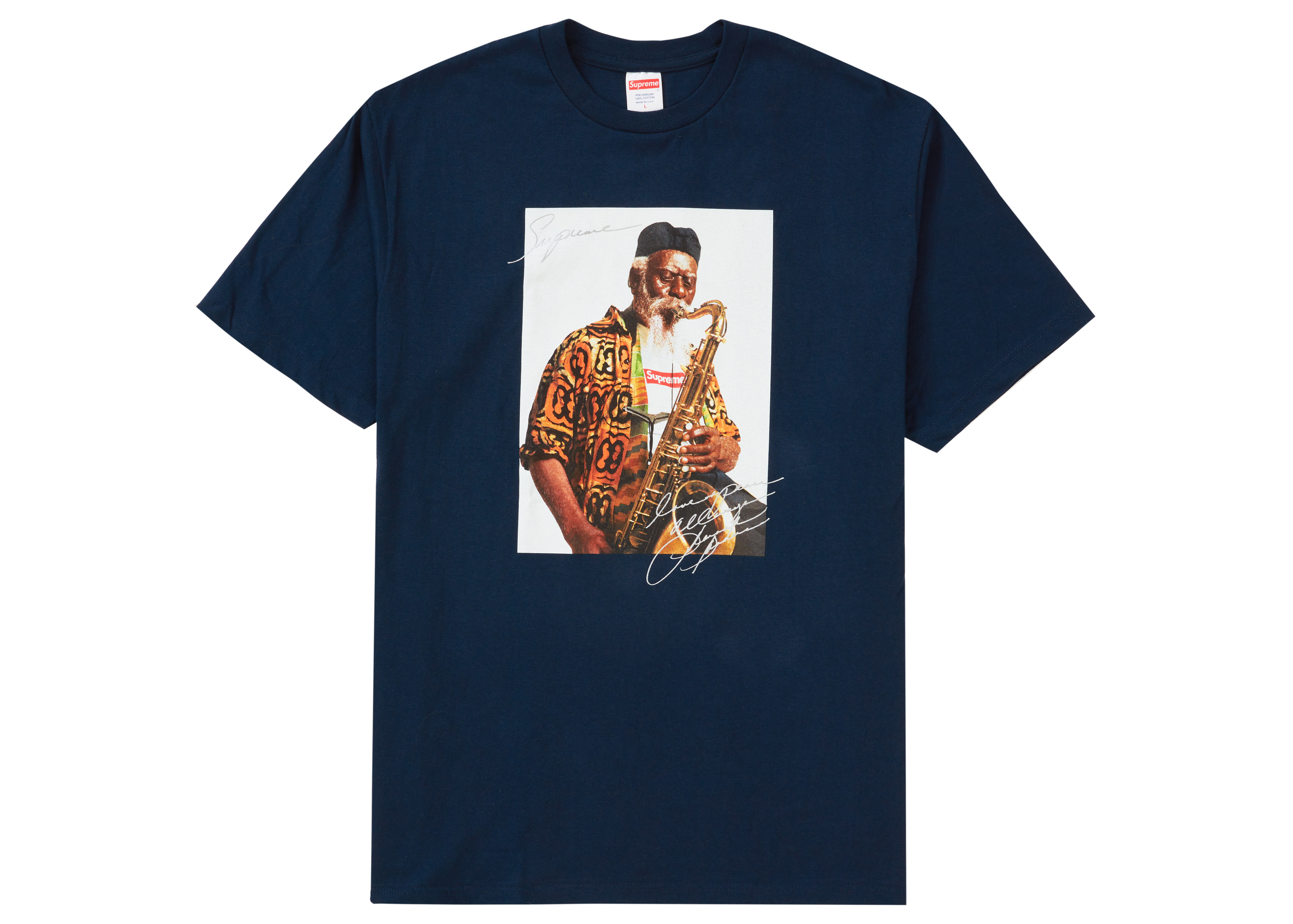 supreme saxophone tee