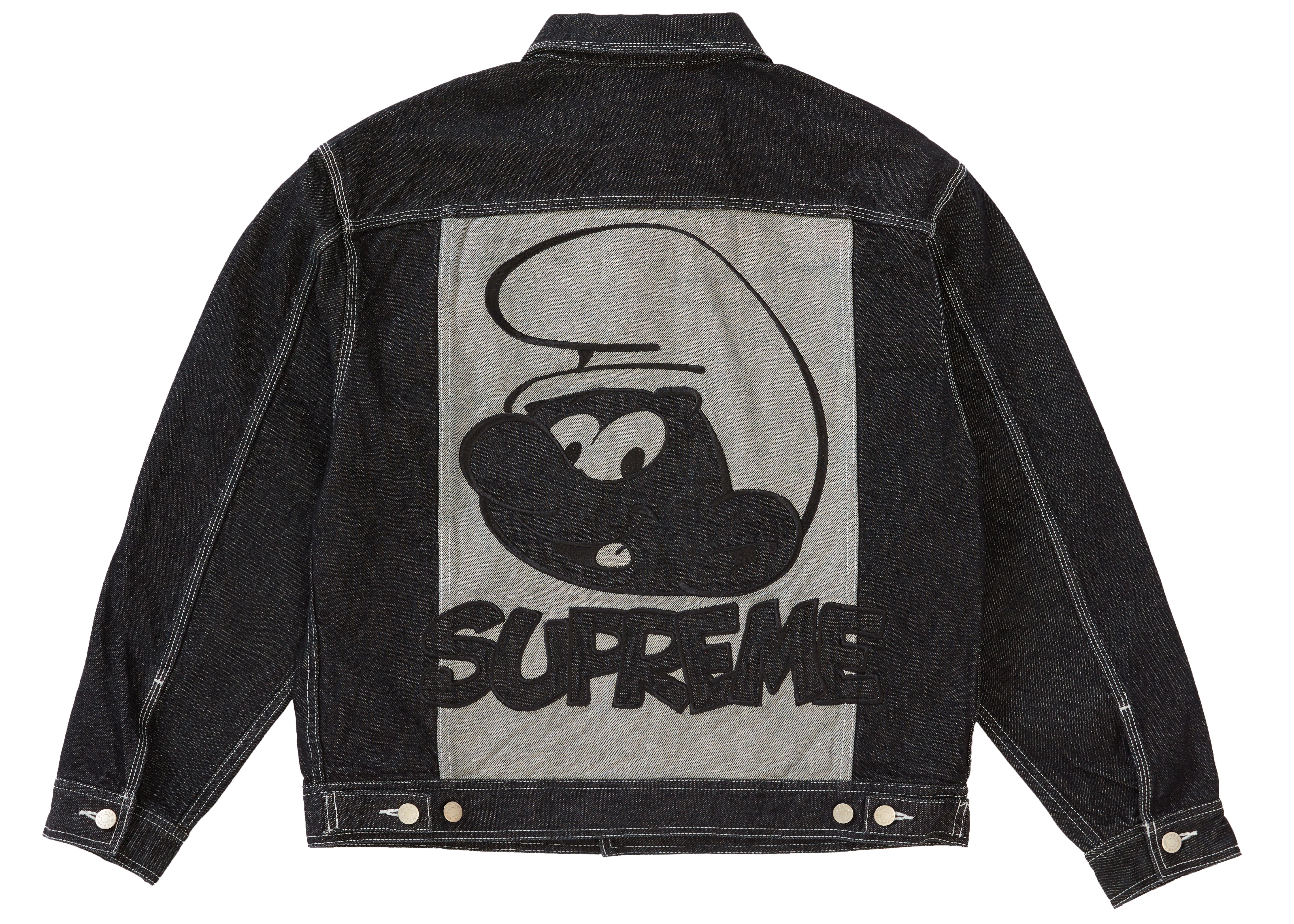 Supreme x Smurfs Denim Trucker Jacket 