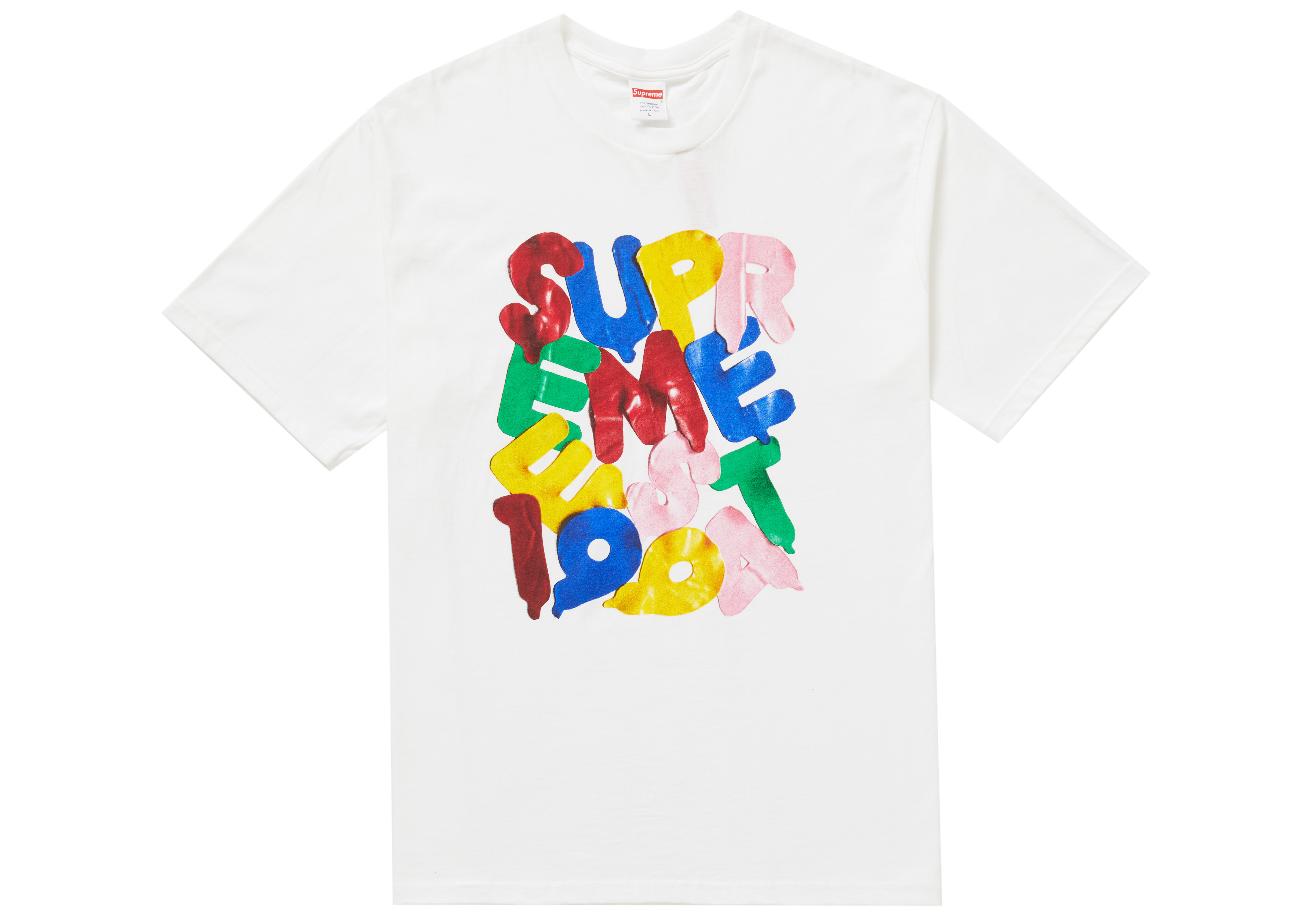 supreme balloons tee