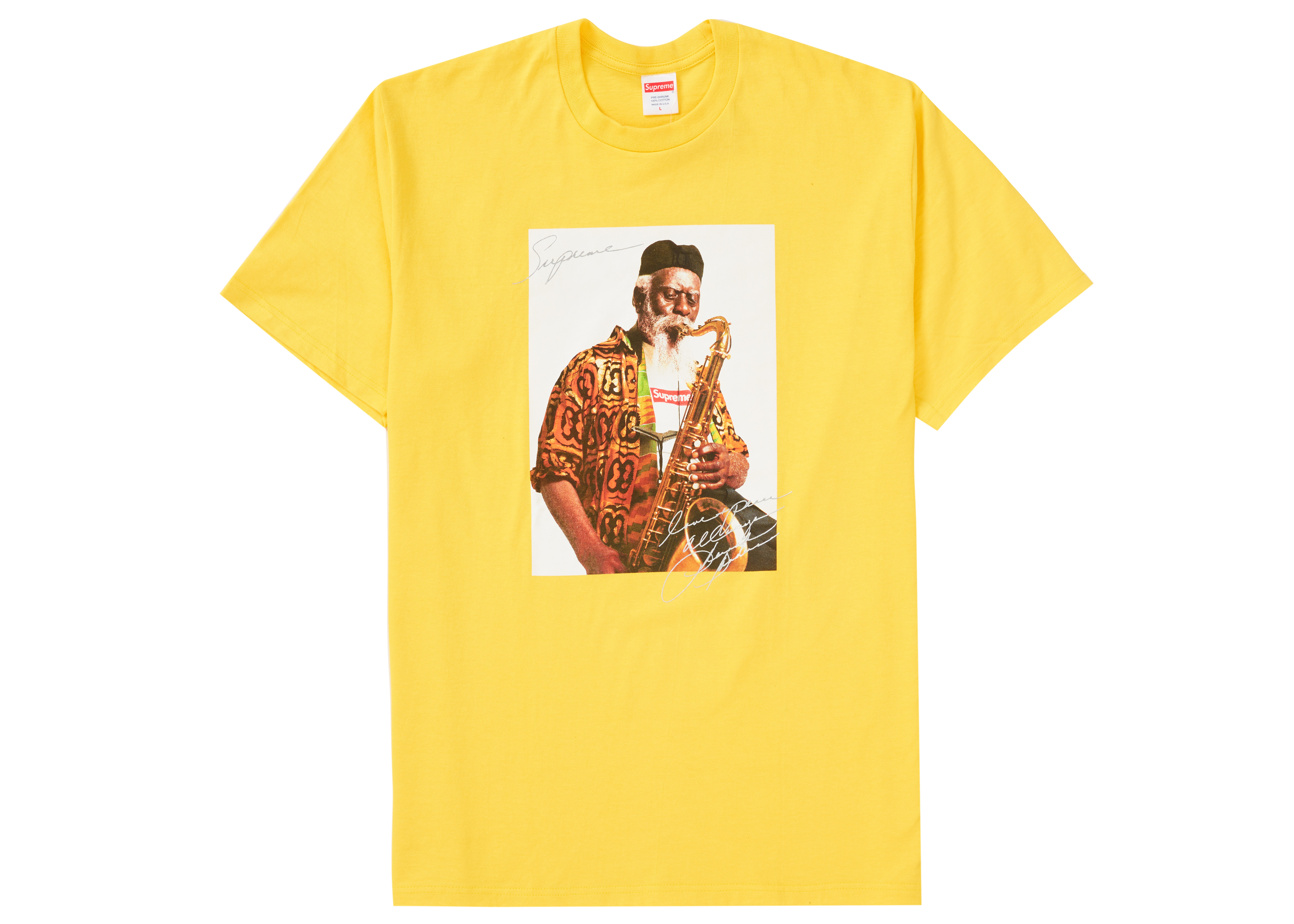 supreme yellow tee