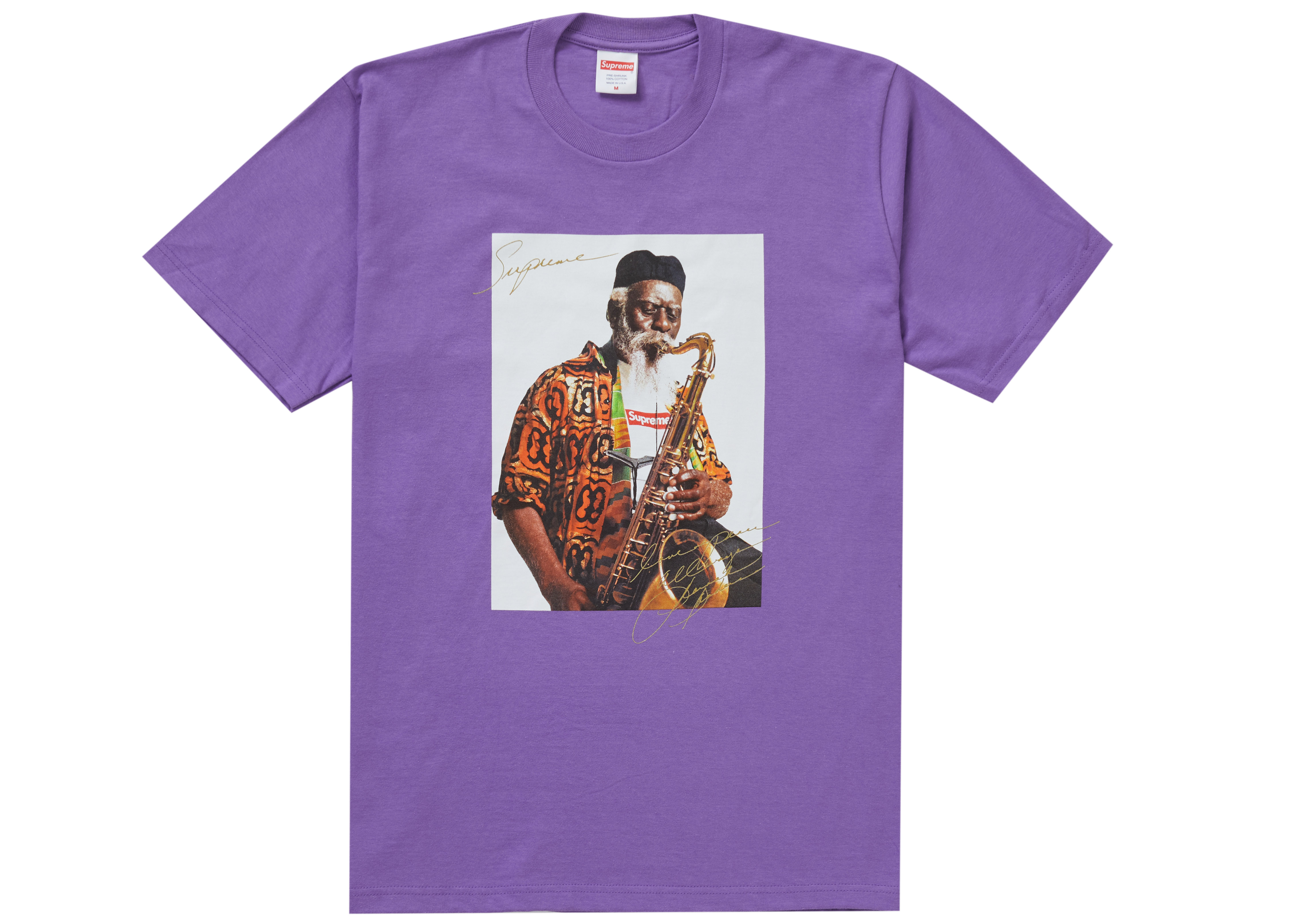 supreme pharoah sanders tee white