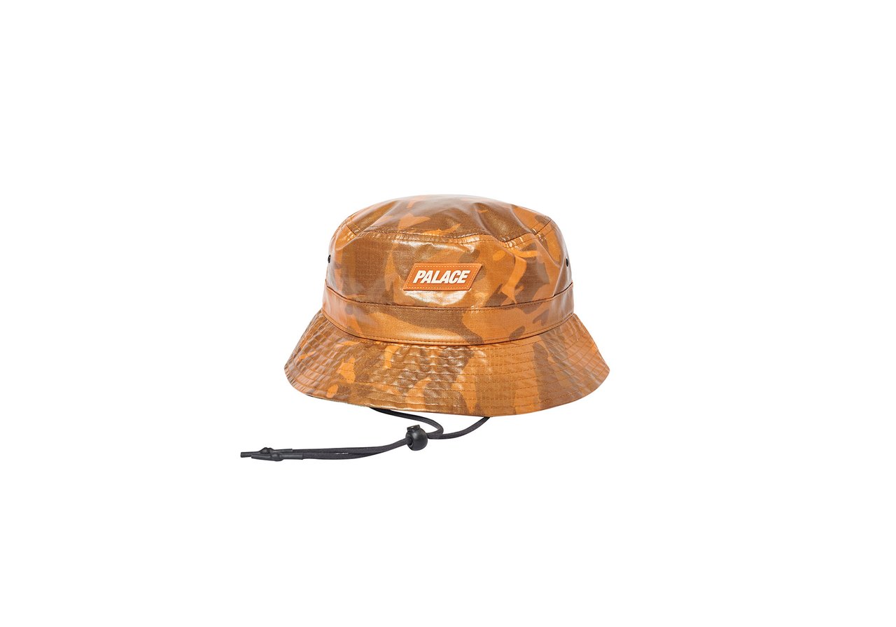 palace camo bucket hat