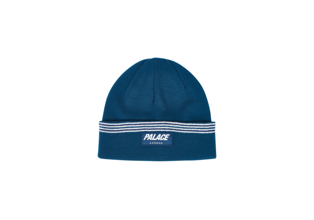 Palace J‑Stripe Beanie Teal - Novelship