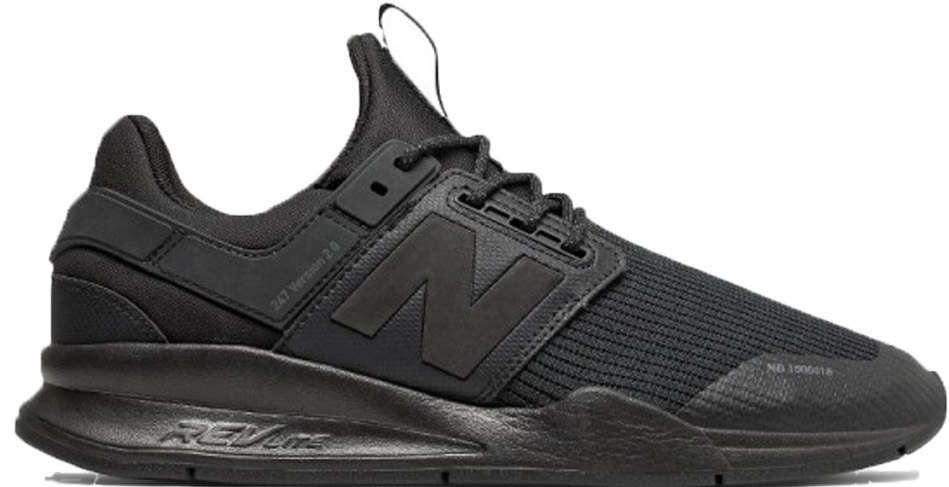 new balance 247 black leather