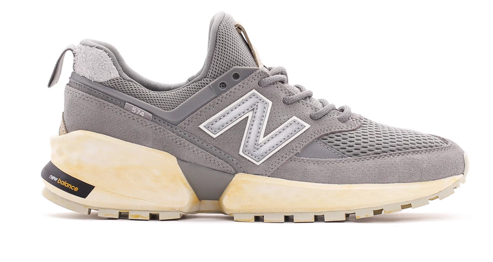 new balance 574 marbled street grey