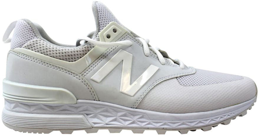 new balance 574 sport all white