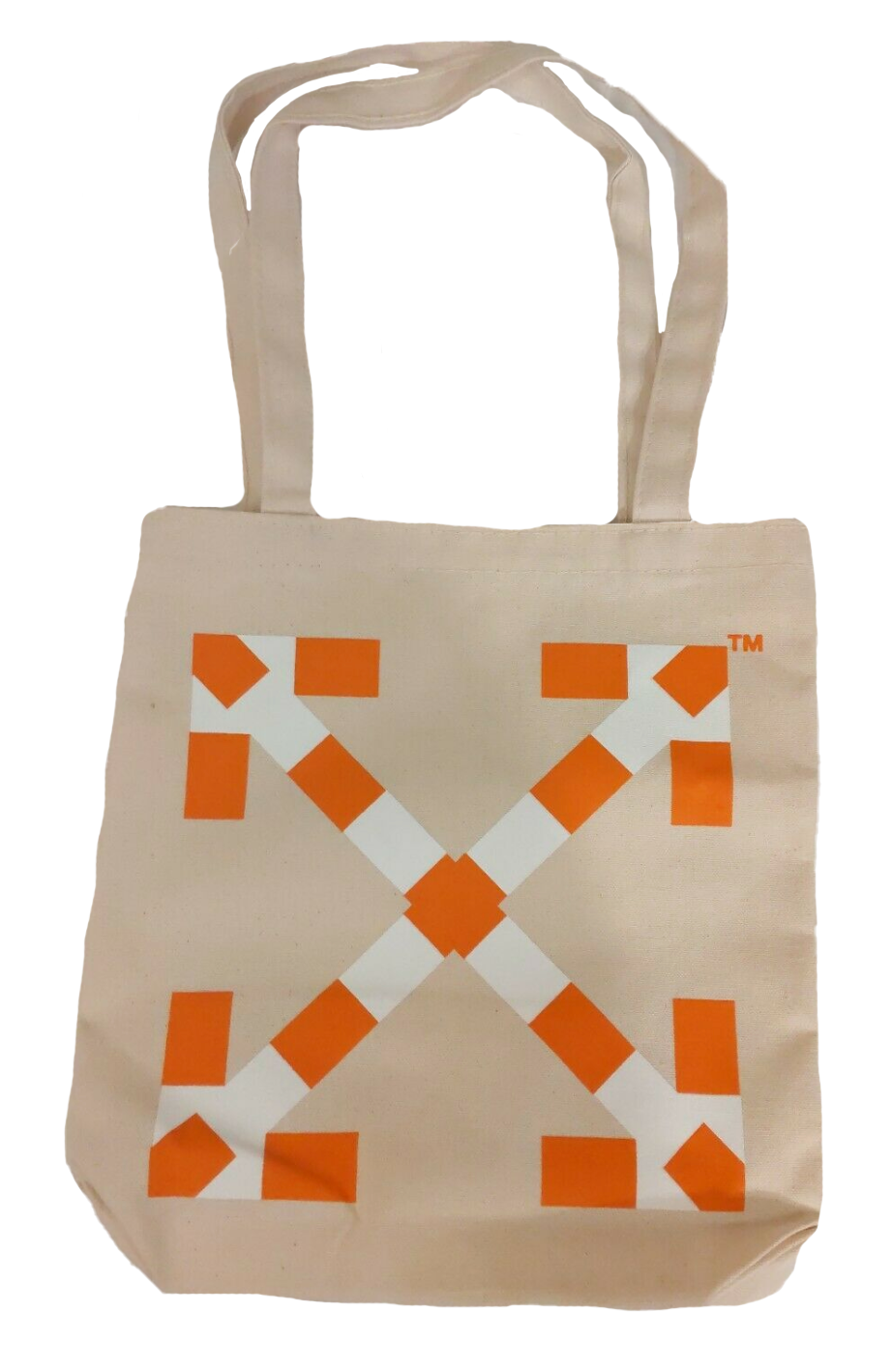 virgil abloh x mca tote bag white