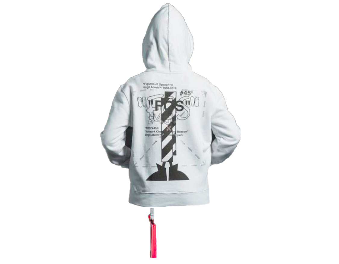 virgil abloh mca moletom com capuz