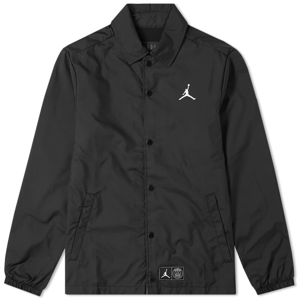 jordan jacket black and white