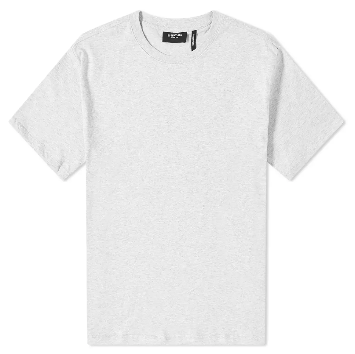 Fear Of God Essentials 3m Logo Boxy T Shirt Light Heather Grey Black Novelship