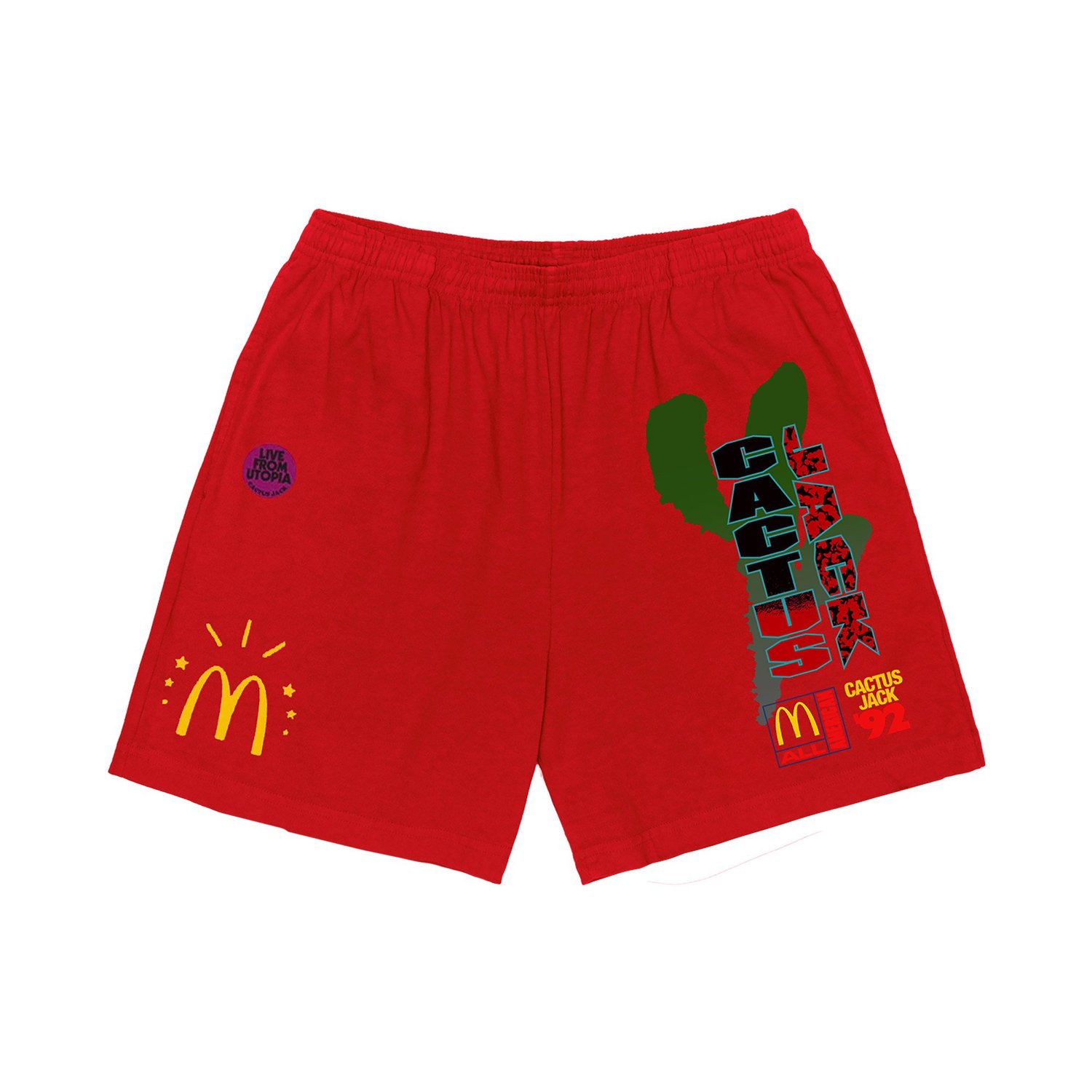 American '92 Shorts Red - Novelship