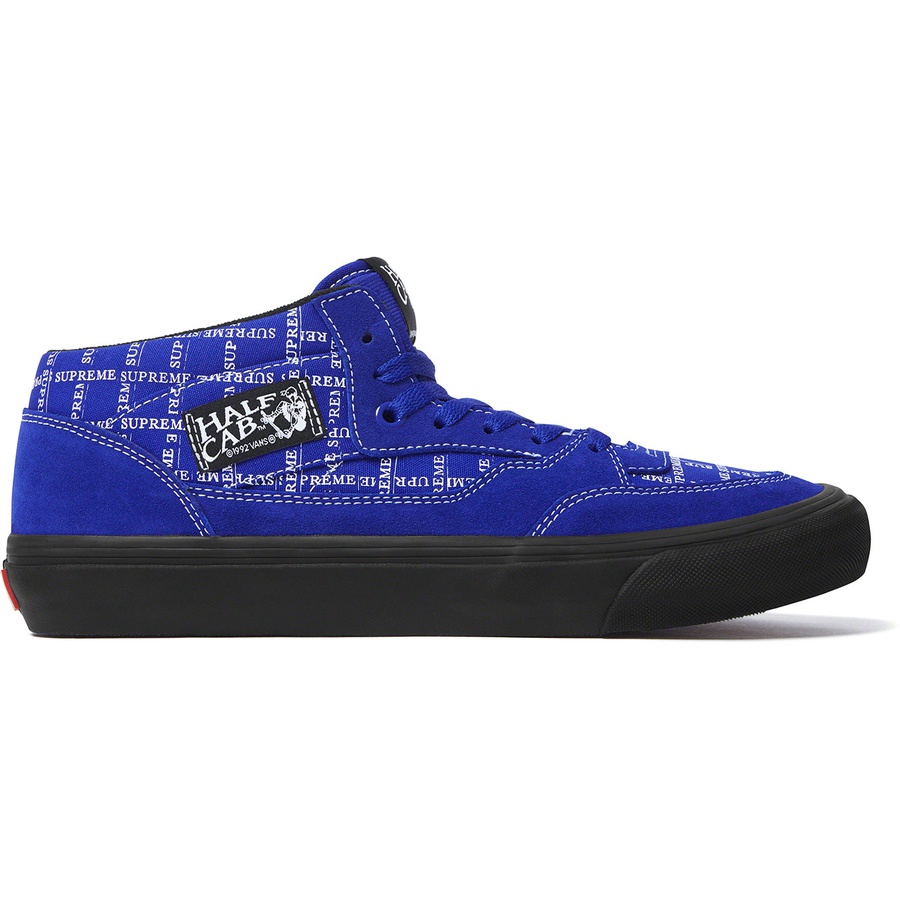 blue supreme vans