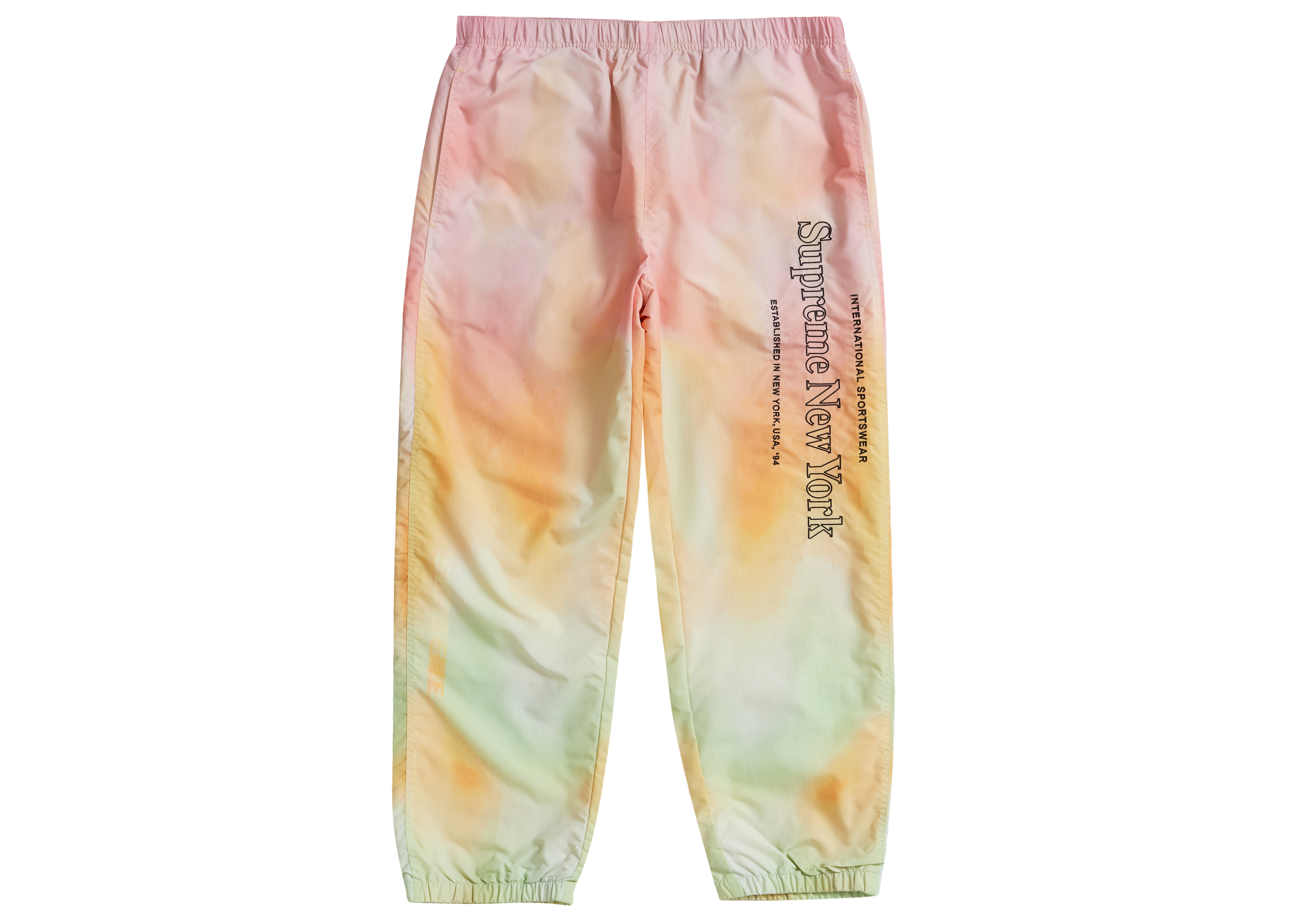 supreme gradient track pants