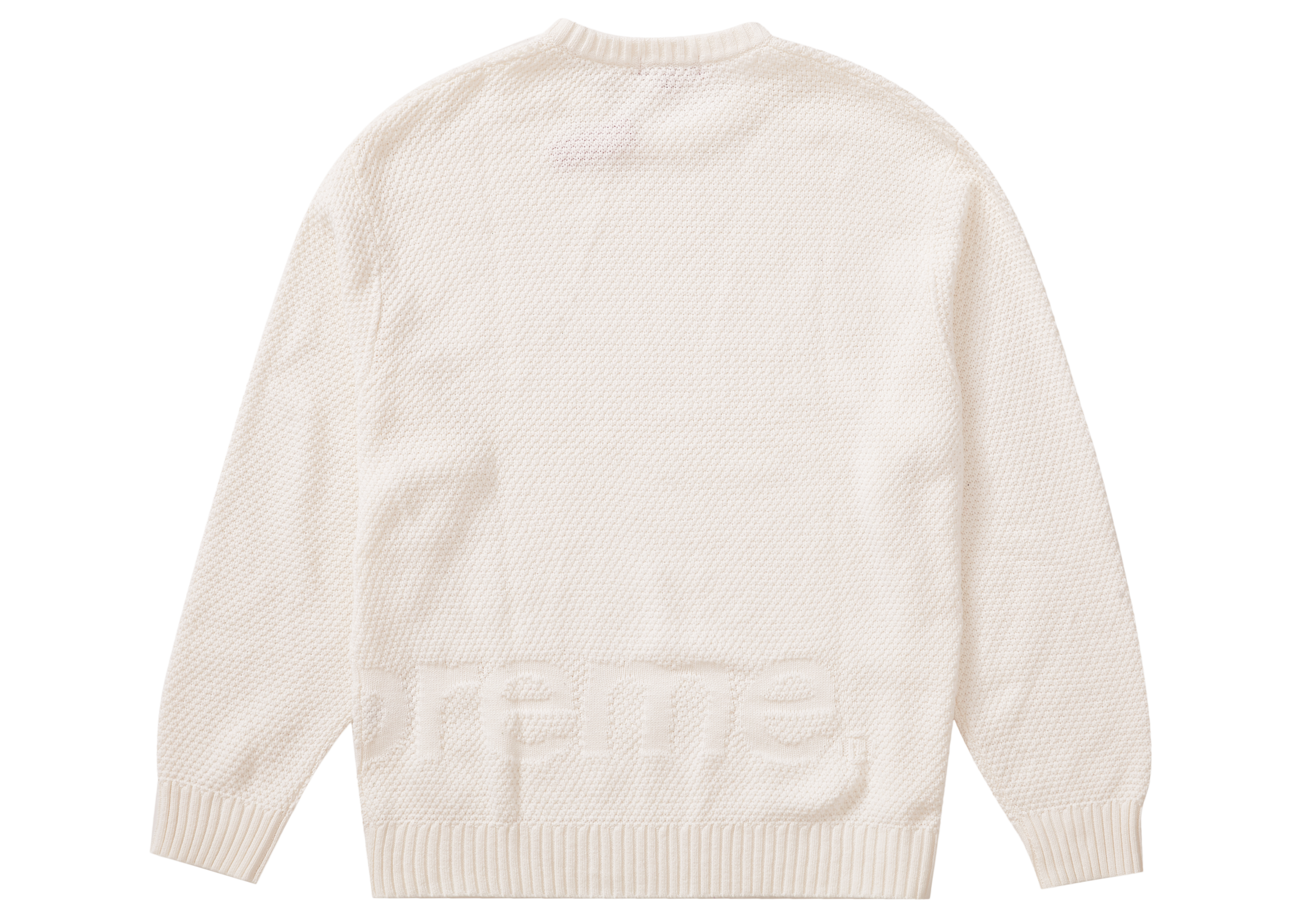 supreme textured pattern sweater