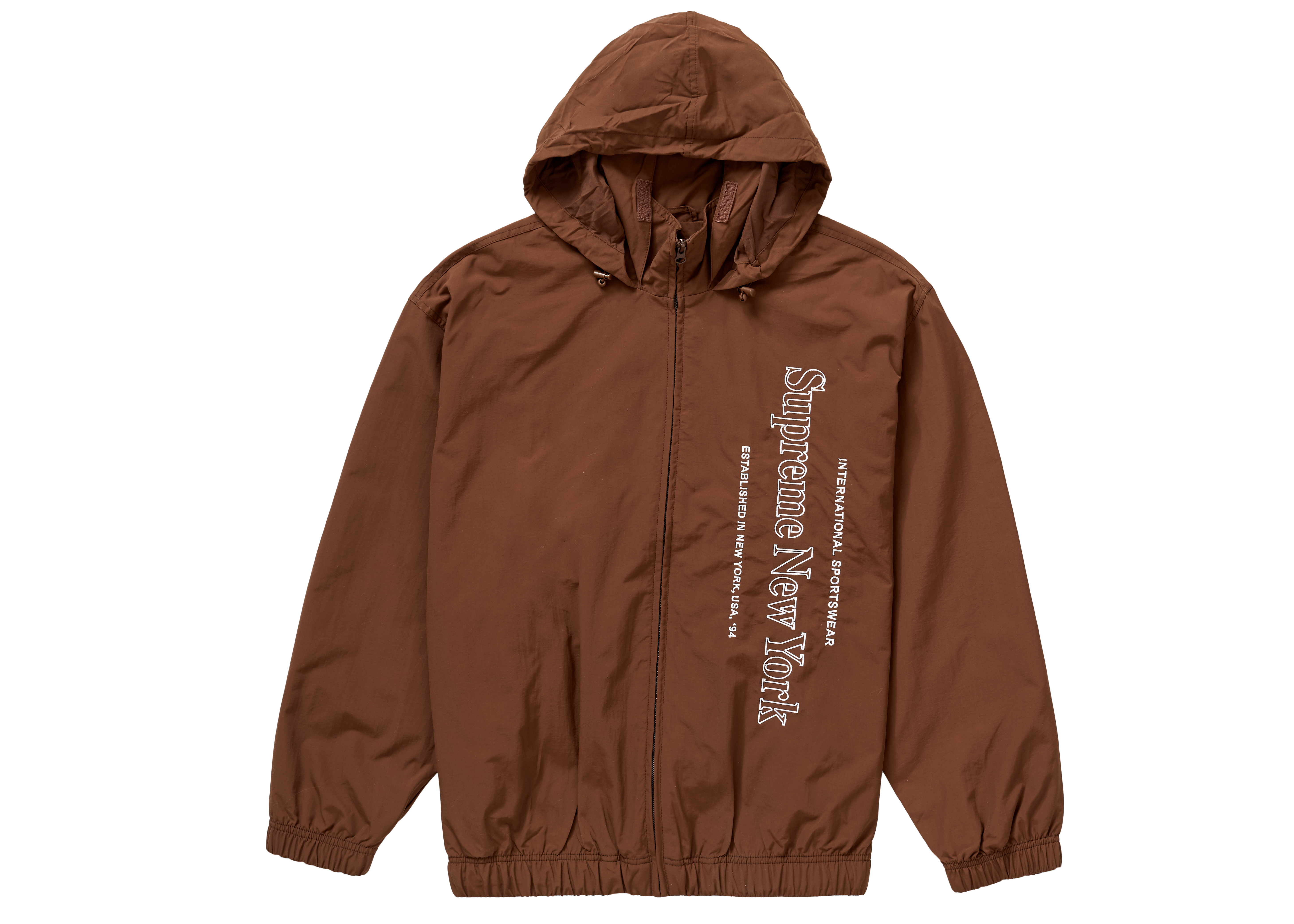 supreme side logo jacket