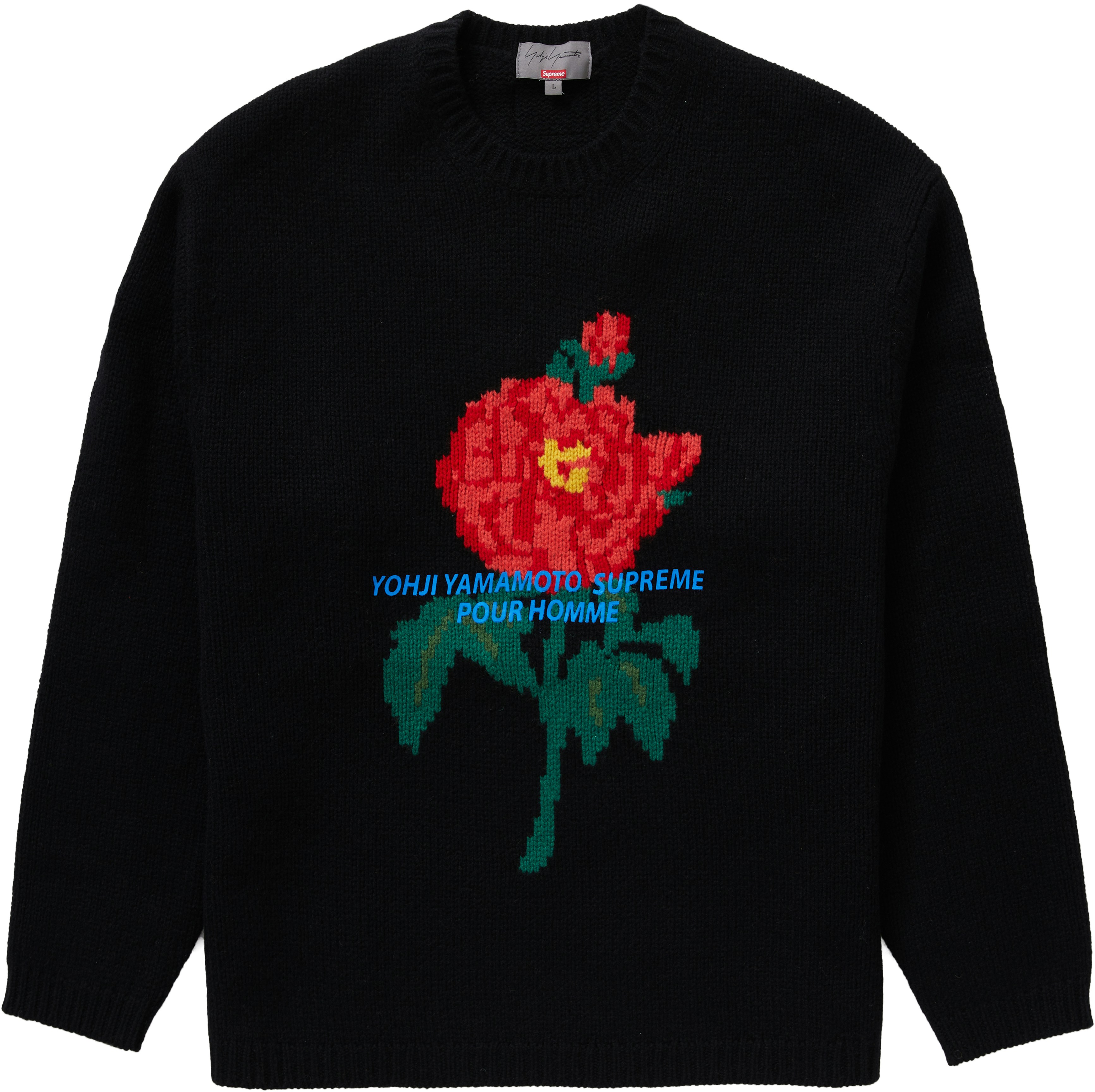 Supreme Yohji Yamamoto Sweater Black - Novelship