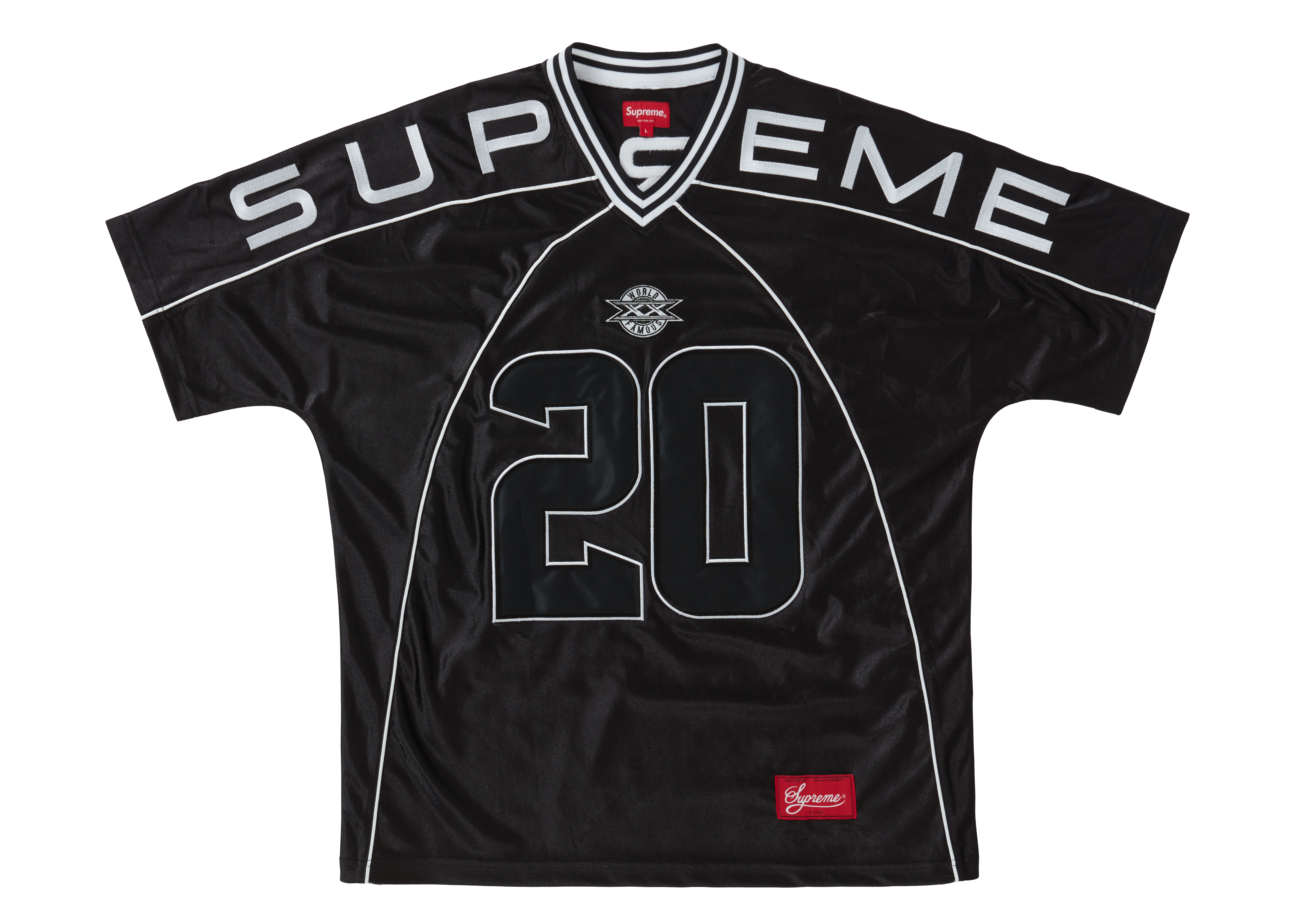 black supreme jersey