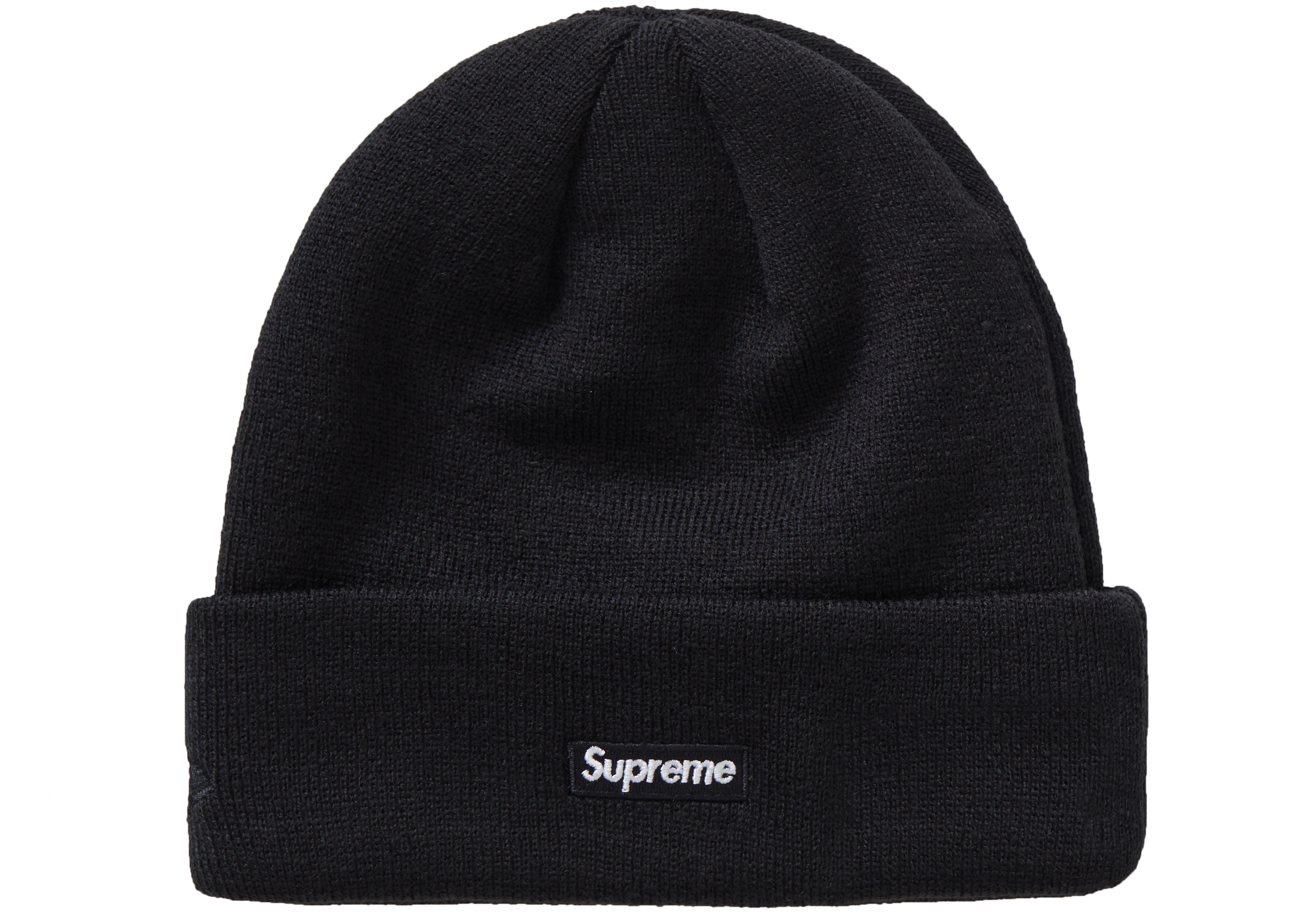 Supreme New Era Shop Beanie Black 